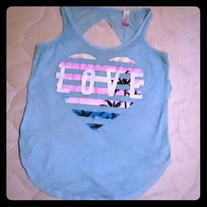 🦄5 FOR 10 Blue tank top